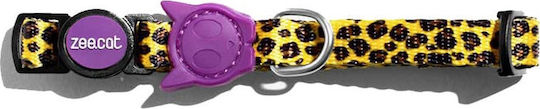 Zee-Dog Honey Cat Collar with Quick Release System 20-30cm Yellow