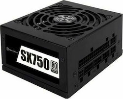 Silverstone SX750 750W Schwarz Computer-Netzteil Vollständig modular 80 Plus Platin