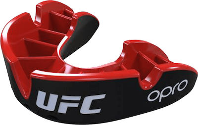 Opro UFC Silver Protective Mouth Guard Senior Black