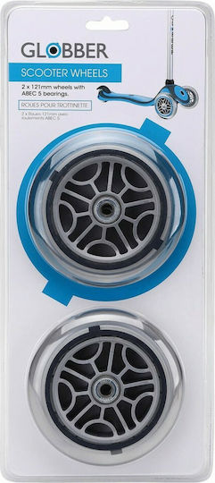 Globber Ρόδα για Παιδικό Πατίνι (Σετ 2 Τεμαχίων) 121mm