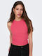 Only Women's Blouse Sleeveless Pink