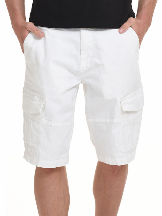 Biston Herrenshorts Cargo Weiß