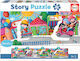 Παιδικό Puzzle City Vehicles - Story για 3+ Ετών 26pcs Educa