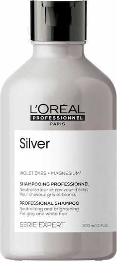 L'Oréal Professionnel Serie Expert Silver Shampoo Reconstruction/Nourishment & Hydration for Coloured Hair 300ml