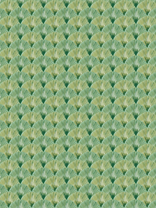 Wallpaper Vinyl Green L1005xW53cm Washable