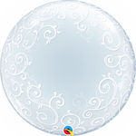 Balloon Foil Jumbo Round Transparent 61cm