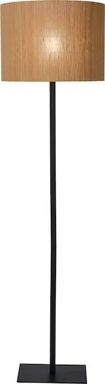 Lucide Lightning Magius Floor Lamp H160xW42cm. with Socket for Bulb E27 Black