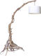 Lampadari Stehleuchte H183xB50cm. Beige