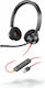 Plantronics Blackwire 3320-M On Ear Multimedia Ακουστικά με μικρόφωνο και σύνδεση USB-A