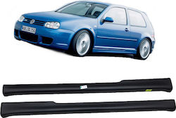 Maxton Design Door Sill Car Sideways Compatible with Volkswagen Golf ΙV 3D R32 Look