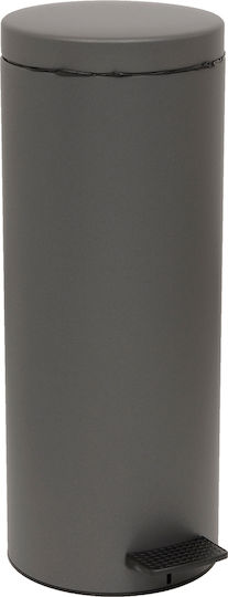 Saint Gobain 16-2053-113 Μεταλλικό Καλαθάκι Μπάνιου Soft Close 16lt Anthracite Anthracite
