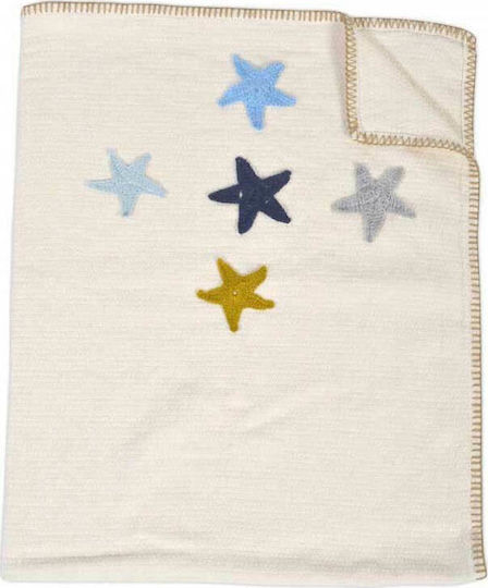 Cangaroo Κουβέρτα Αγκαλιάς & Λίκνου 5 Stars Πλεκτή Μπεζ 90x100εκ.