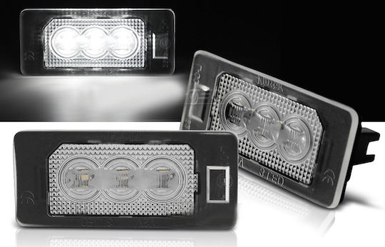 Vinstar License Plate Lights Led 12V for BMW X3 / X5 / X6 / Series 1 / Series 3 / Series 4 / Series 5 / E90 2pcs