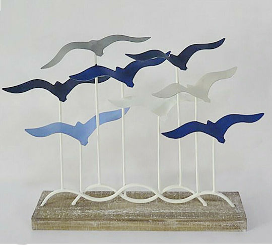 Zaros Διακοσμητικό Χώρου από Μέταλλο 61.5x14.5x48cm