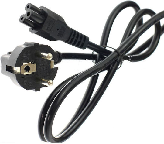 Powertech Schuko - IEC C5 Kabel 1.5m Schwarz (CAB-P010)