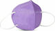 Disposable Protective Mask FFP2 Purple 1pcs