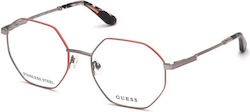 Guess Weiblich Metallisch Brillenrahmen Gray GU2849 006