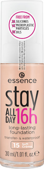 Essence Stay All Day 16H Waterproof Liquid Make Up 15 Soft Creme 30ml