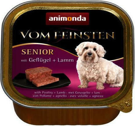 Animonda Vom Feinsten Wet Food for Senior Dogs in Trays with Lamb, Poultry and Pork Grain-Free 150gr