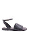 Leticia Women's Flat Sandals in Black Color