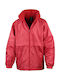 Result Kinderjacke Kurz mit Futter Rot Microfleece Lined