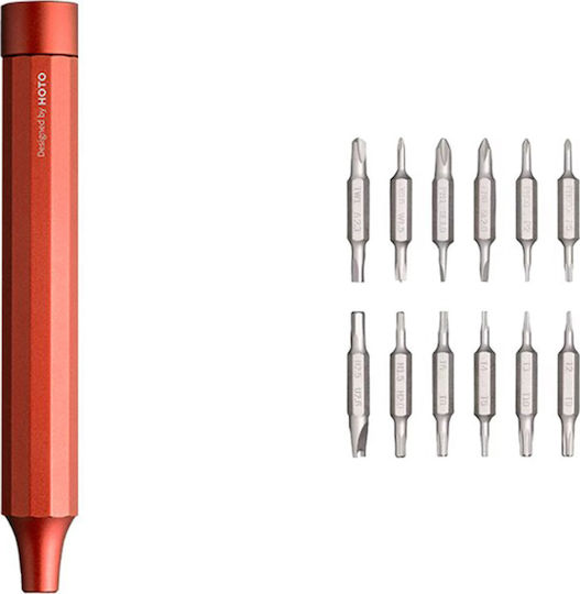 Hoto Screwdriver with 10 Interchangeable Tips