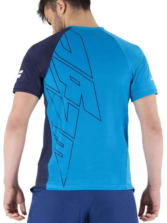 Babolat Herren Sport T-Shirt Kurzarm Blau 2MS21011X-4086