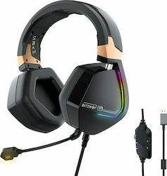 BlitzWolf BW-GH2 Über Ohr Gaming-Headset mit Verbindung USB Schwarz