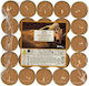 Art et Lumiere Tealights with Scent Cinnamon in Brown Color 25pcs