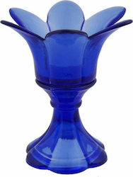 Art et Lumiere Flower Candle Holder Glass