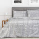 Beauty Home Комплект Плик за Завивка Памучен Кинг Сайз с 2 Калъфки 230x250 1963 Сив