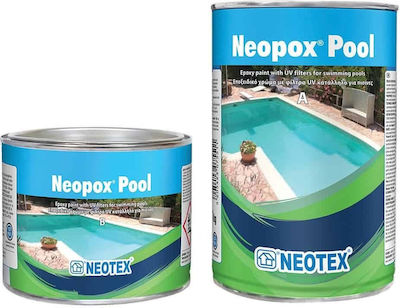 Neotex Neopox Pool A+B Εποξειδική Βαφή Πισίνας 5kg (3.75kg + 1.25kg)