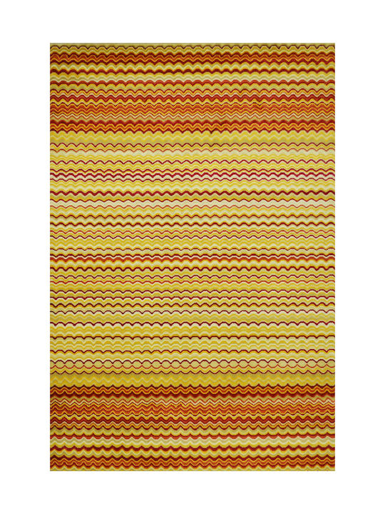 Χαλί New York 1367/45 (1346) Red-Yellow 67X150cm