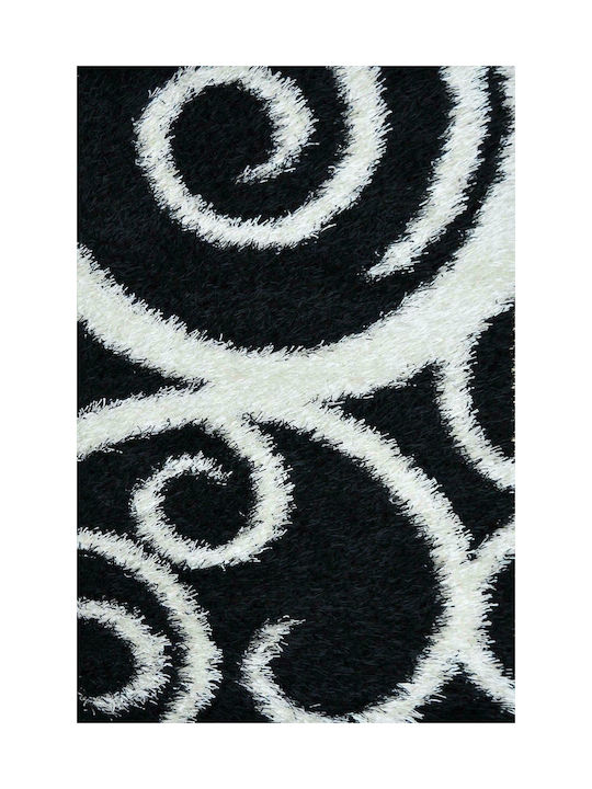 Carpet Berlin 8114 Black-White 133X190cm