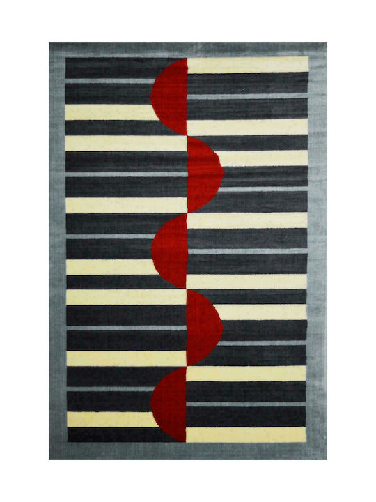 Carpet Astron 3420 Grey-Red 125X210cm