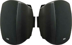 Audien Wall-mounted Speakers BT-508T (Pair) 25.2x16.5x16.3cm Black