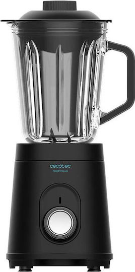 Cecotec Power Black Titanium 1000 Blender with Glass Jug 1.5 lt 1000W Black