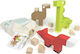 Milaniwood Wooden Construction Toy Ξύλινο Δημιουργίας «Εργαστήριο Ζώων»