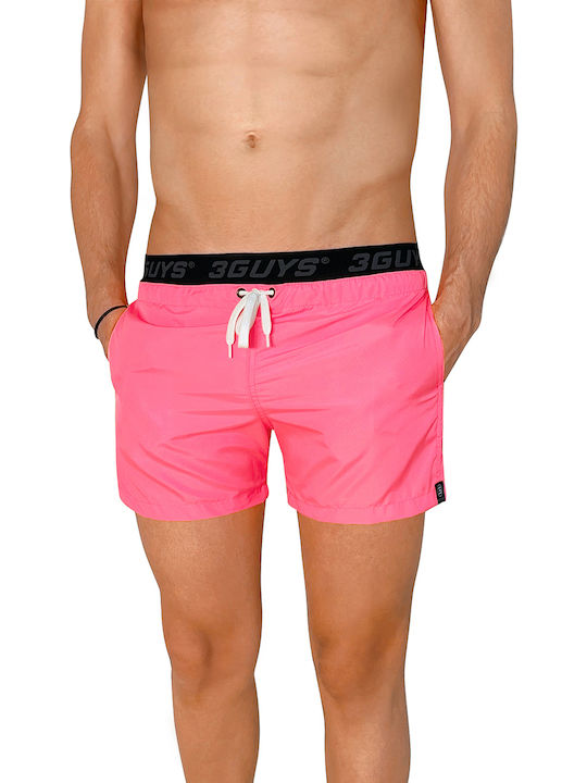 3Guys Simon Men's Swimwear Shorts Pink