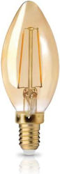 Fos me LED крушка 6W за фасунга E14 и форма C35...