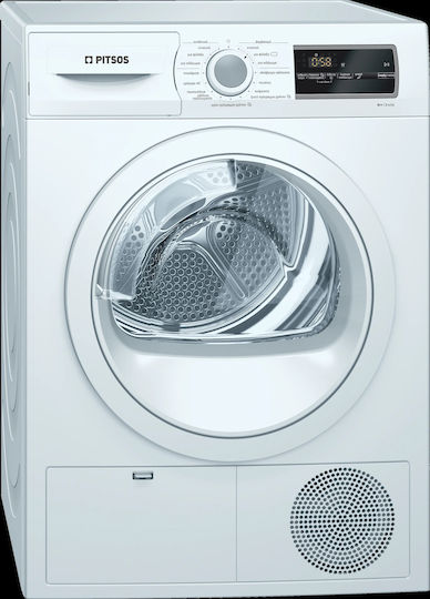 Pitsos WTP71008 Στεγνωτήριο 8kg με Αντλία Θερμότητας