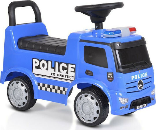 Moni Mercedes Antos 657 Police Ride On Car for 12+ Months Blue