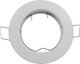 ARlight CCC 5213 WH Στρογγυλό Μεταλλικό Πλαίσιο για Σποτ GU10 Λευκό 7x7εκ. 1τμχ