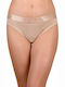Damen Slip Beige