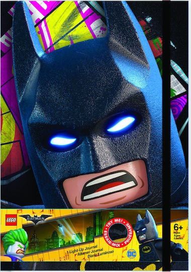 LEGO Batman Movie Lbm Light Тетрадка На райета с Ластик Многоцветен