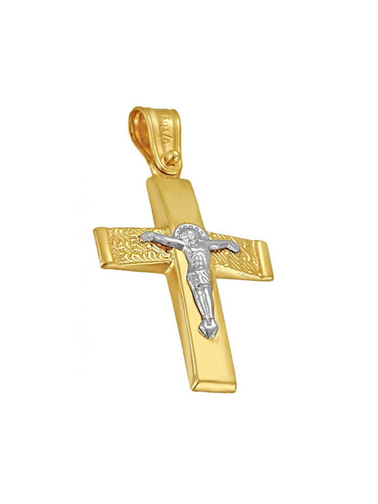 Gold cross ST26756F 9 Carat gold cross