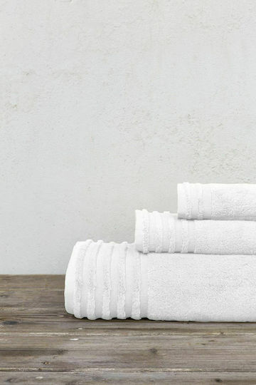 Nima Bath Towel Vista 90x150cm White Weight 700gr/m²