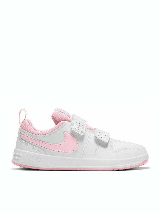 Nike Παιδικά Sneakers Pico 5 με Σκρατς White / Pink Foam