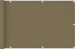 vidaXL Rectangular Shade Divider Brown Roll wit...