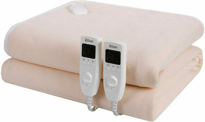 Zilan Double Electric Washable Blanket with Timer Beige 180W 140x160cm